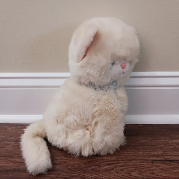 1985 24K Polar Puff Cat 4603 Plush Stuffed Animal Pink Effects 11” - Picture 2 of 6